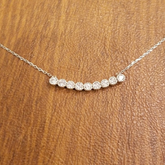 Jewelry - Diamond Necklace ft 9 Diamonds